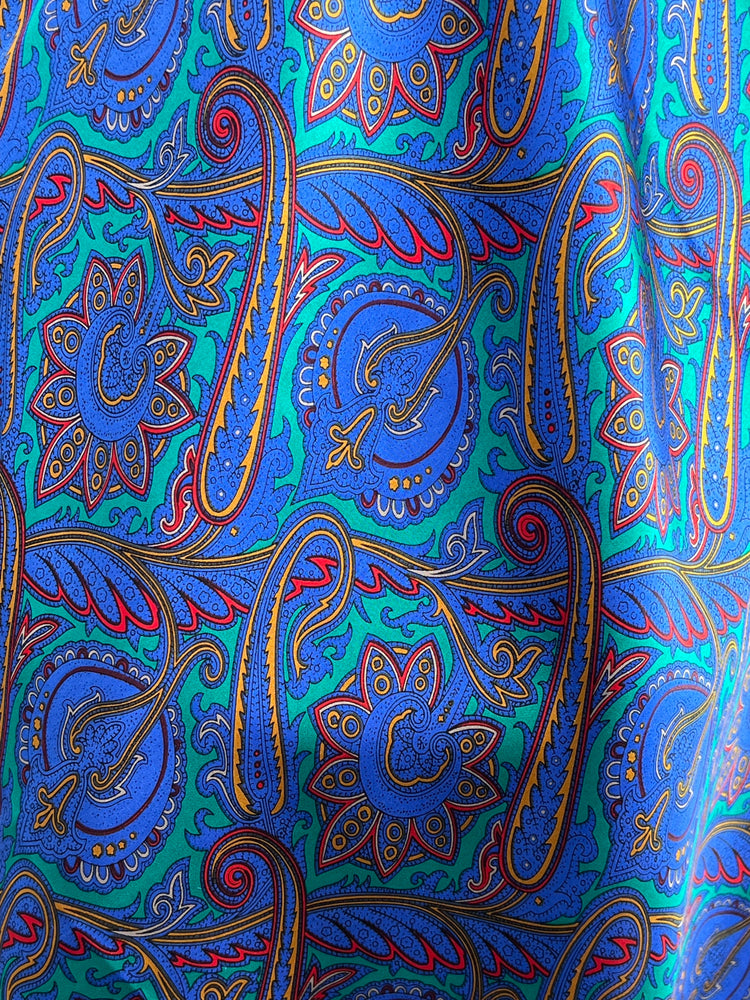 
                  
                    The Larimar Paisley Silk Rag
                  
                