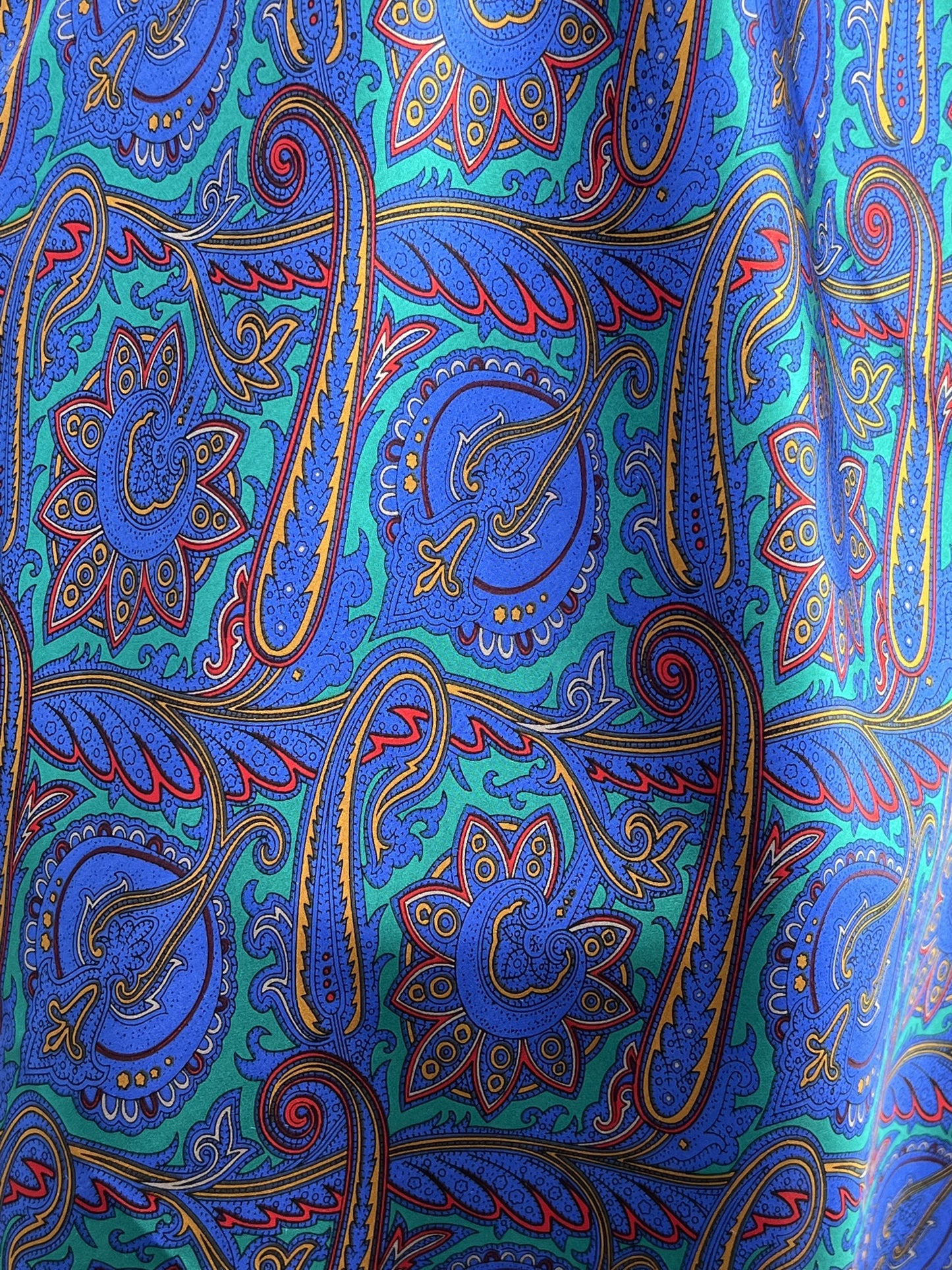 
                  
                    The Larimar Paisley Silk Large Rag
                  
                