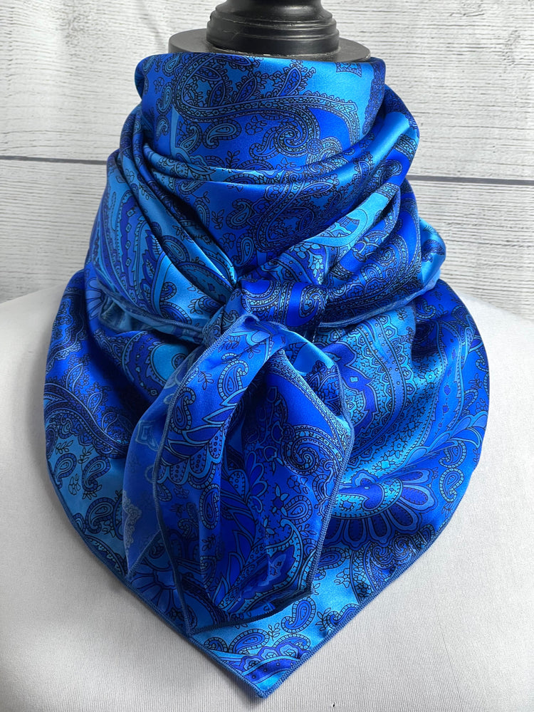 
                  
                    The Cobalt Paisley Silk Rag
                  
                