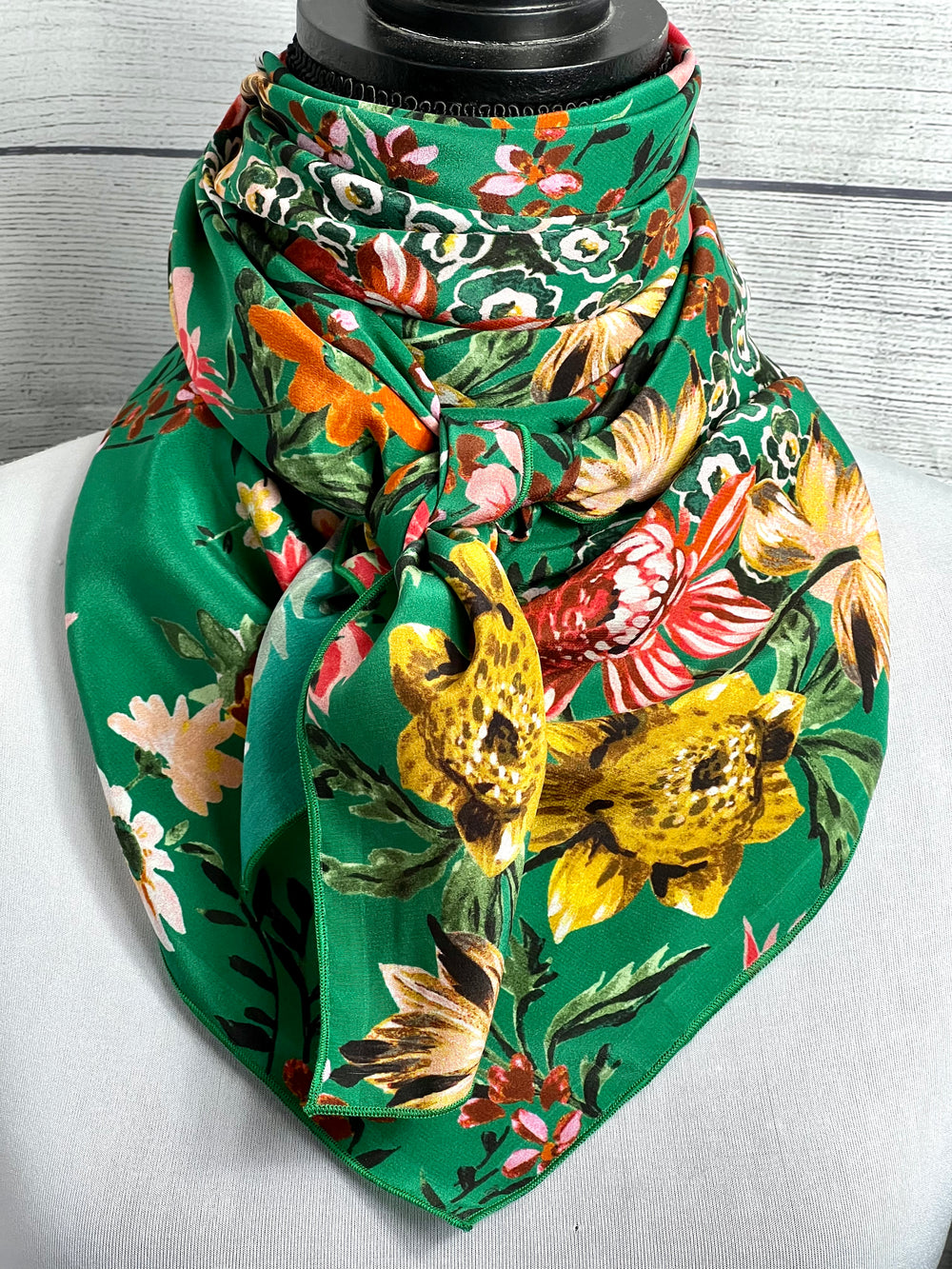 The Keeley Floral Silk Rag