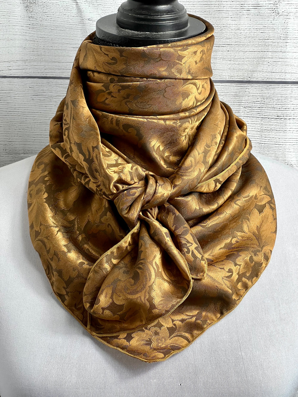 Bronze Silk Jacquard Rag