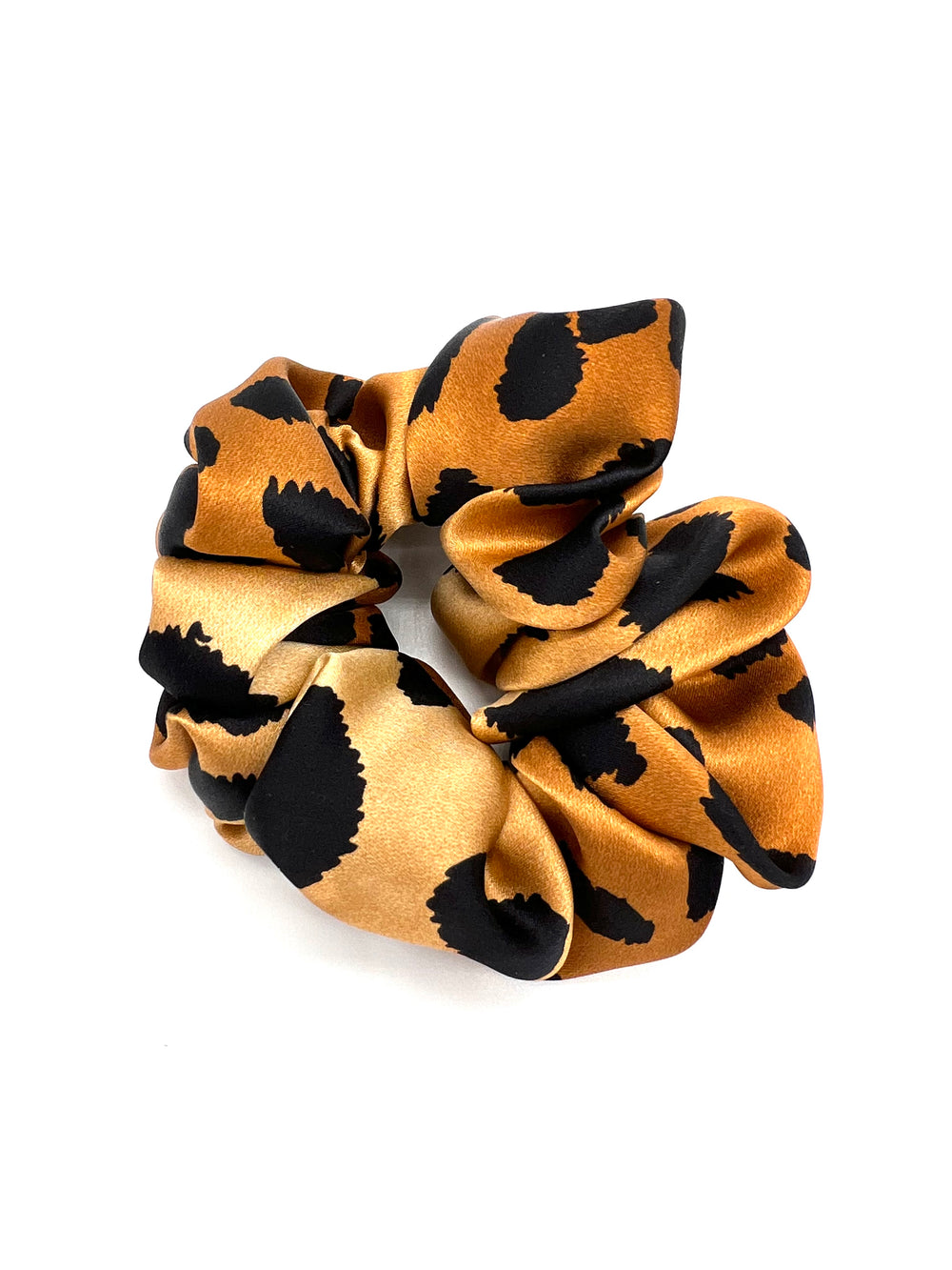 Cheetah Silk Scrunchie