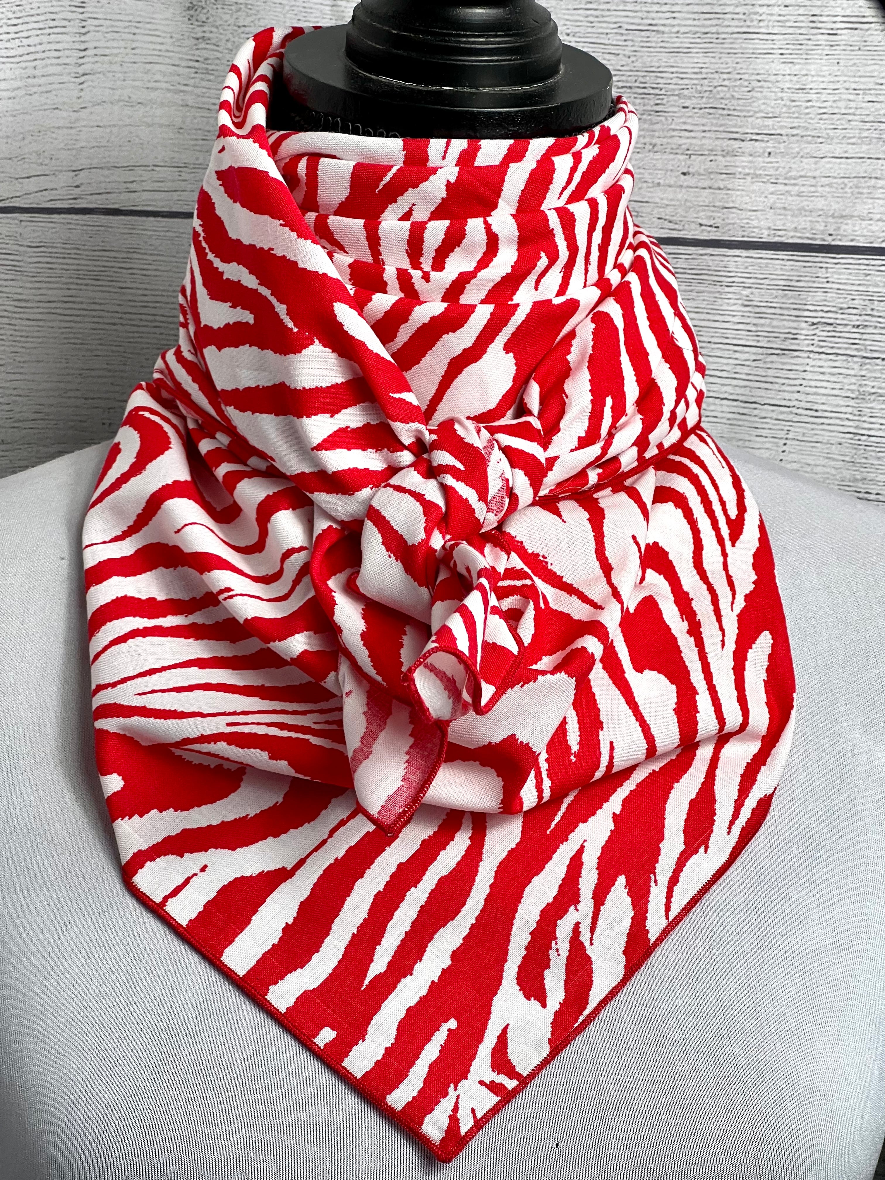 The Red Wooded Cotton Rag – Wild West Rag Co