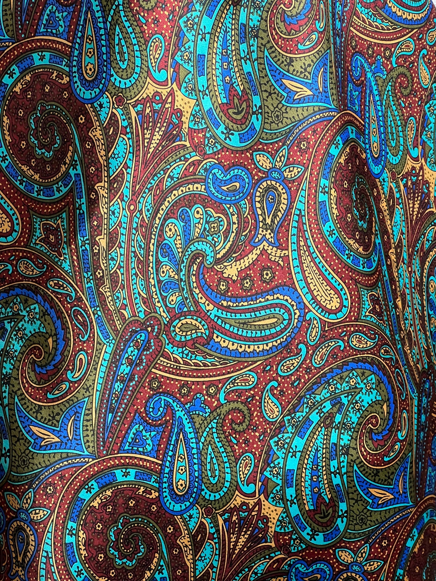 
                  
                    The Rusty Paisley Silk Large Rag
                  
                