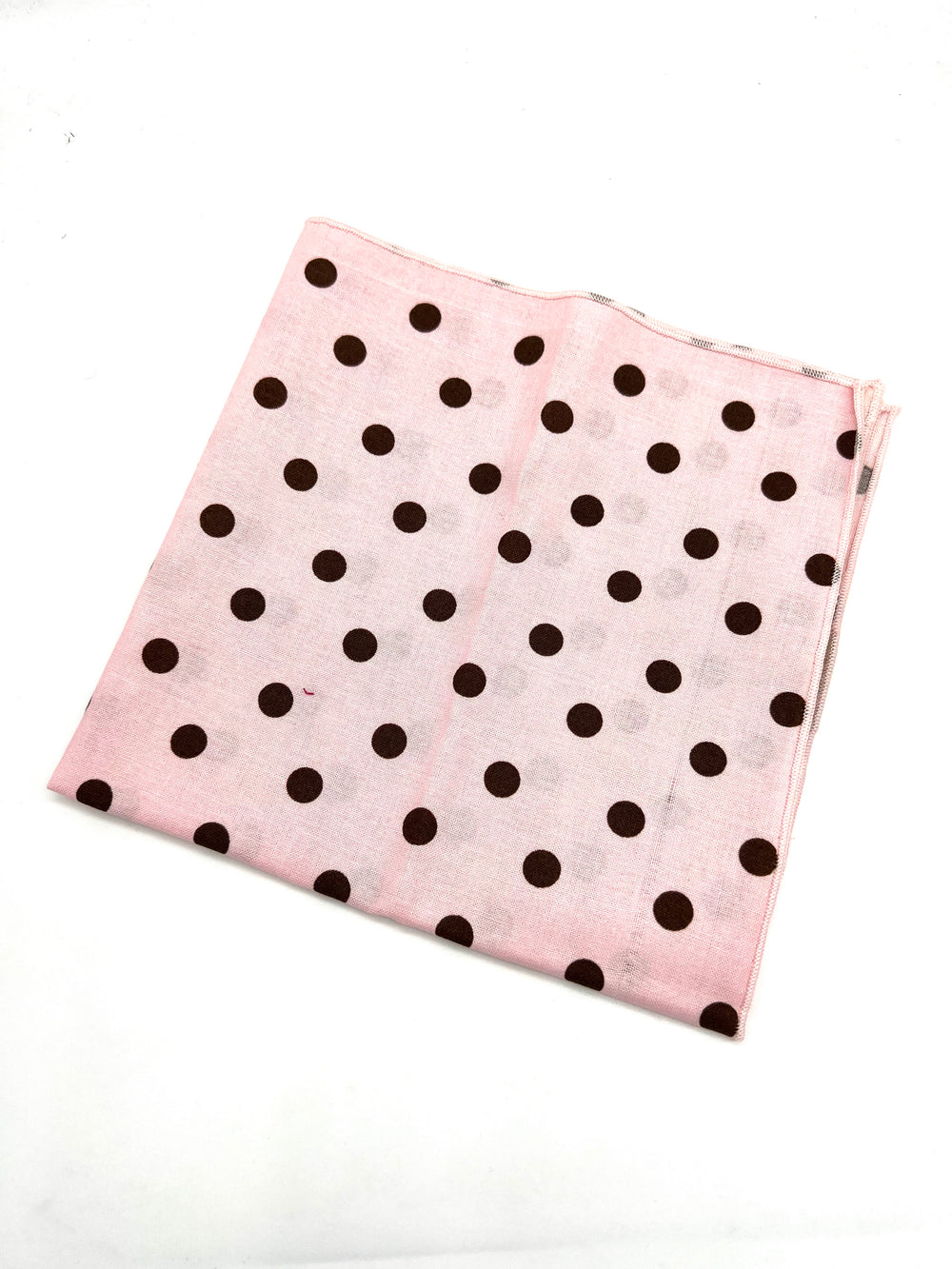 Pink Polka Dot Handkerchief