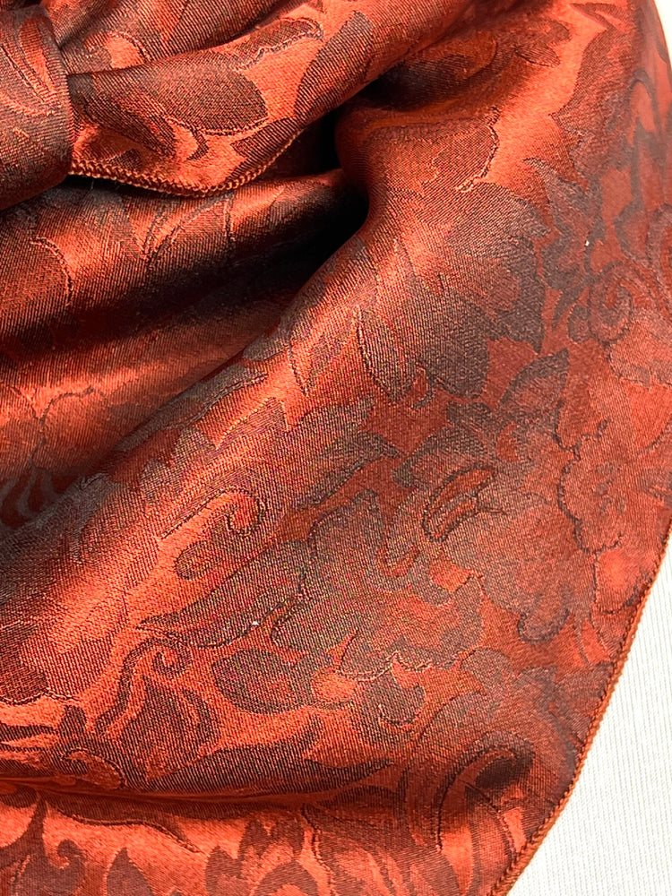 
                  
                    Rust Silk Jacquard Large Rag
                  
                