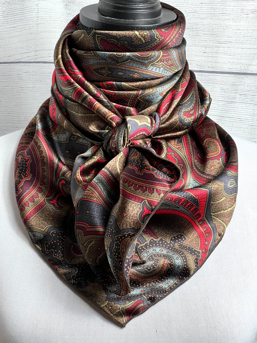 The Desperado Paisley Silk Rag – Wild West Rag Co