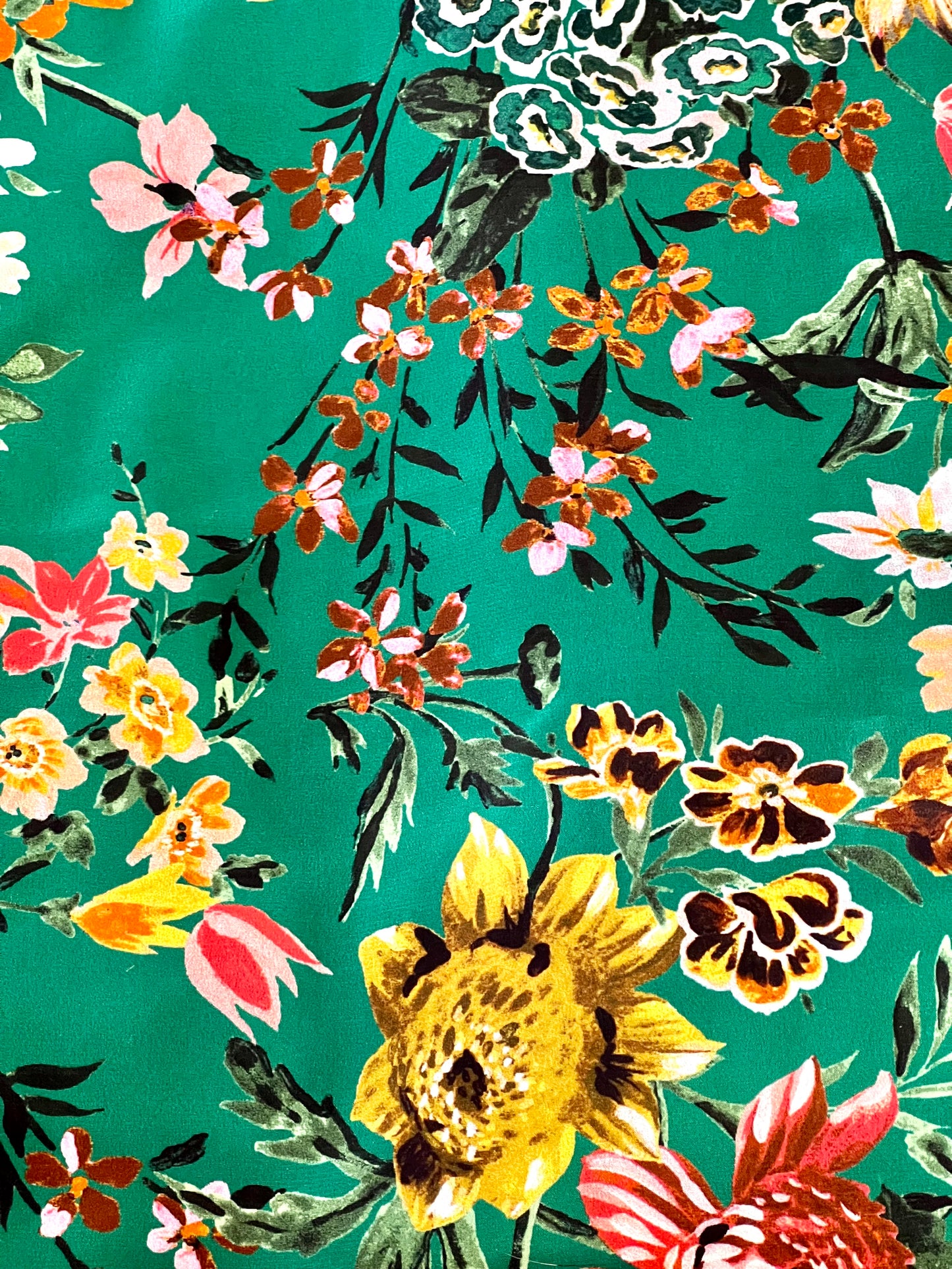 
                  
                    The Keeley Floral Silk Large Rag
                  
                