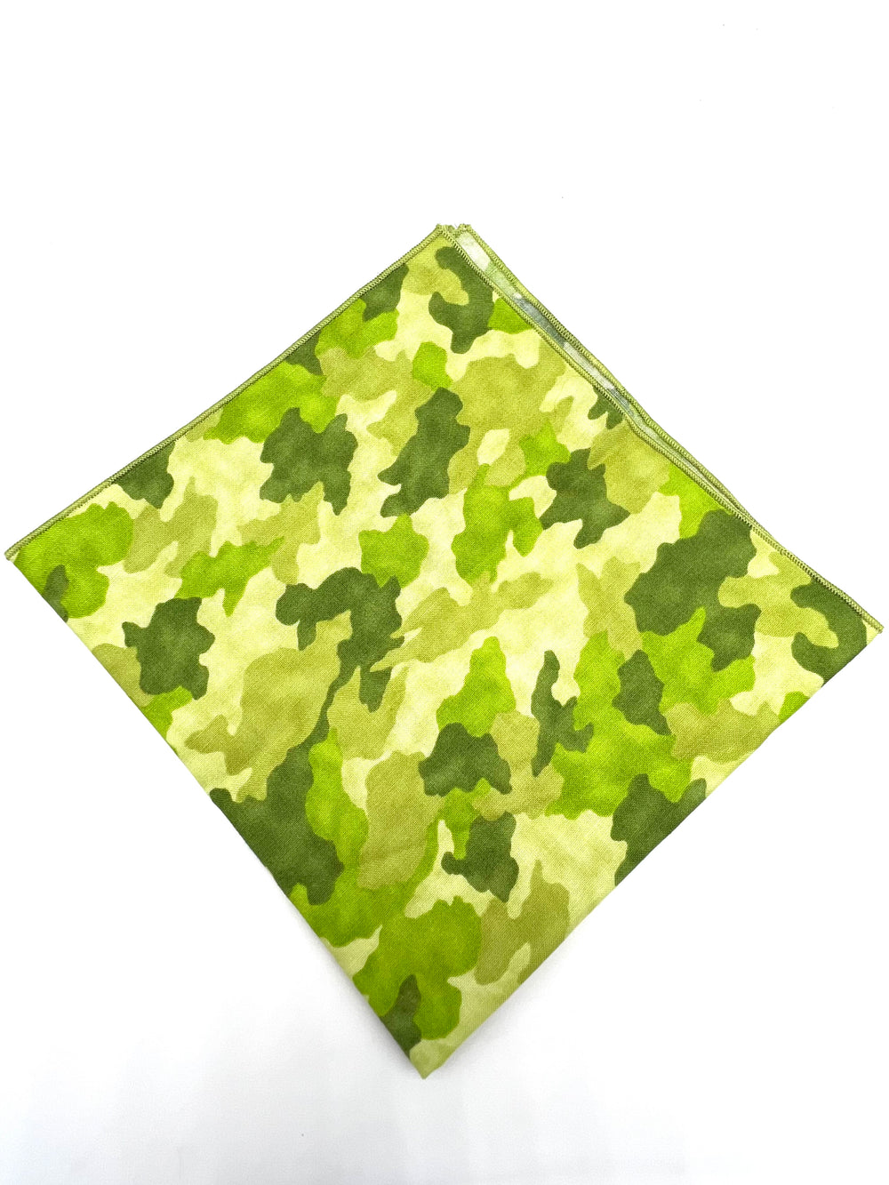 Lime Camo Handkerchief