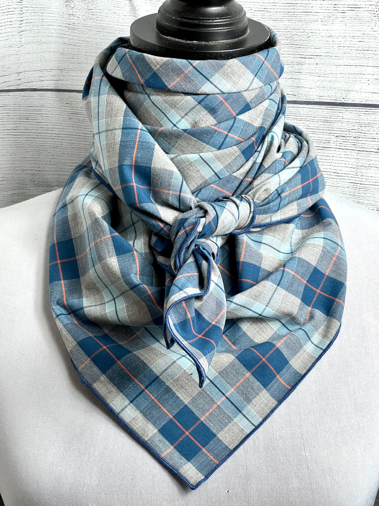 
                  
                    The Sky Blue Plaid Cotton Rag
                  
                