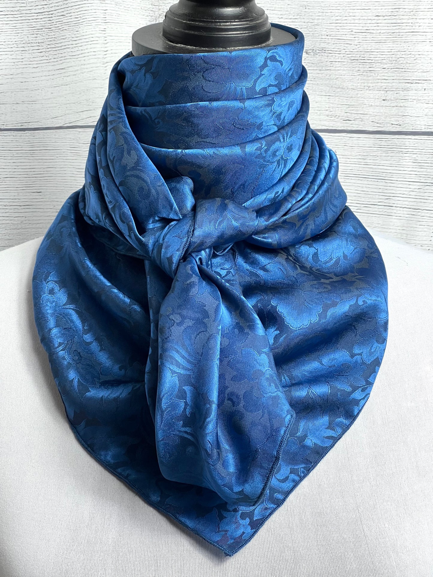 
                  
                    Denim Blue Silk Jacquard Large Rag
                  
                