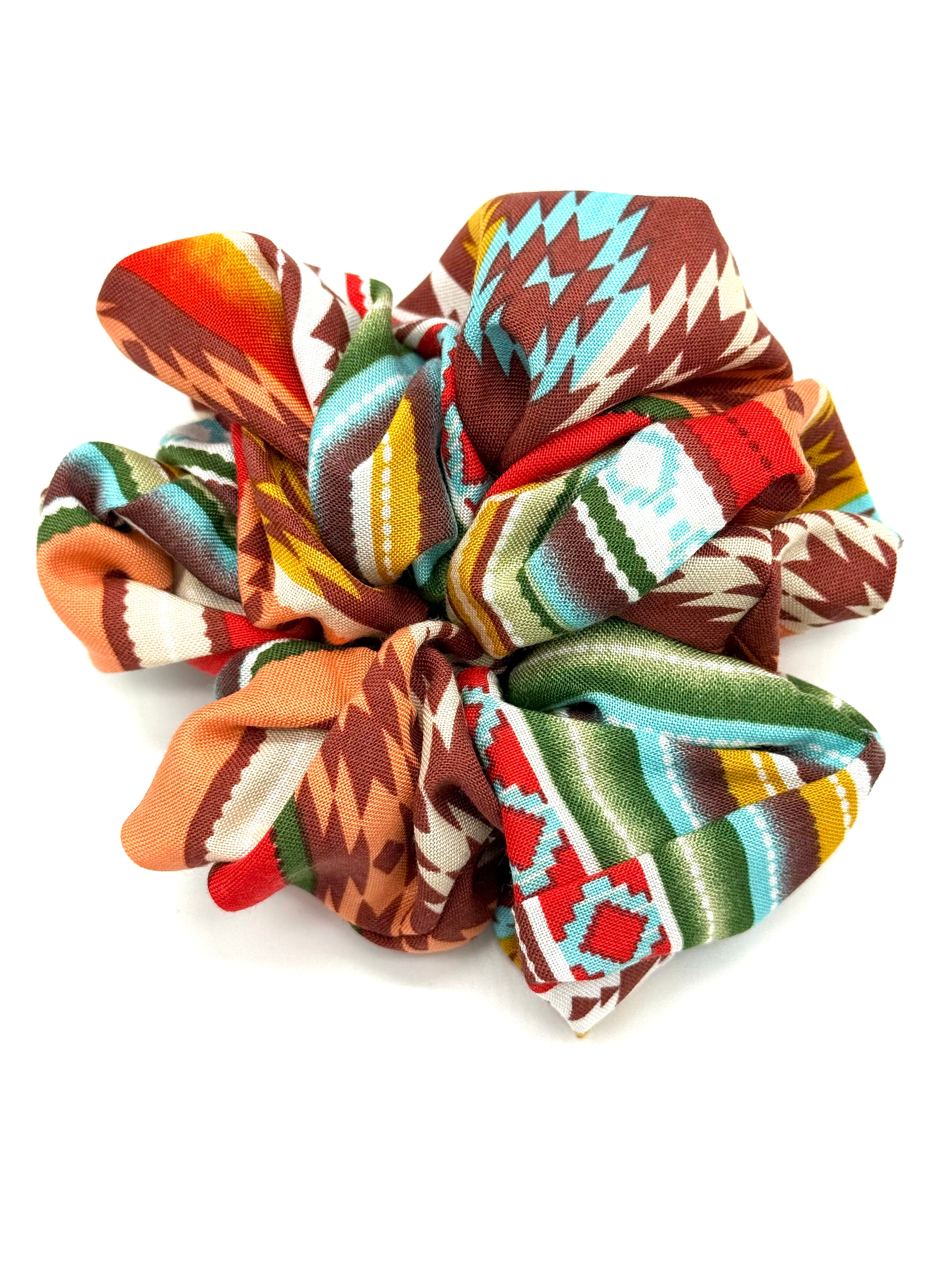 Red Rocks Silk Blend Scrunchie – Wild West Rag Co