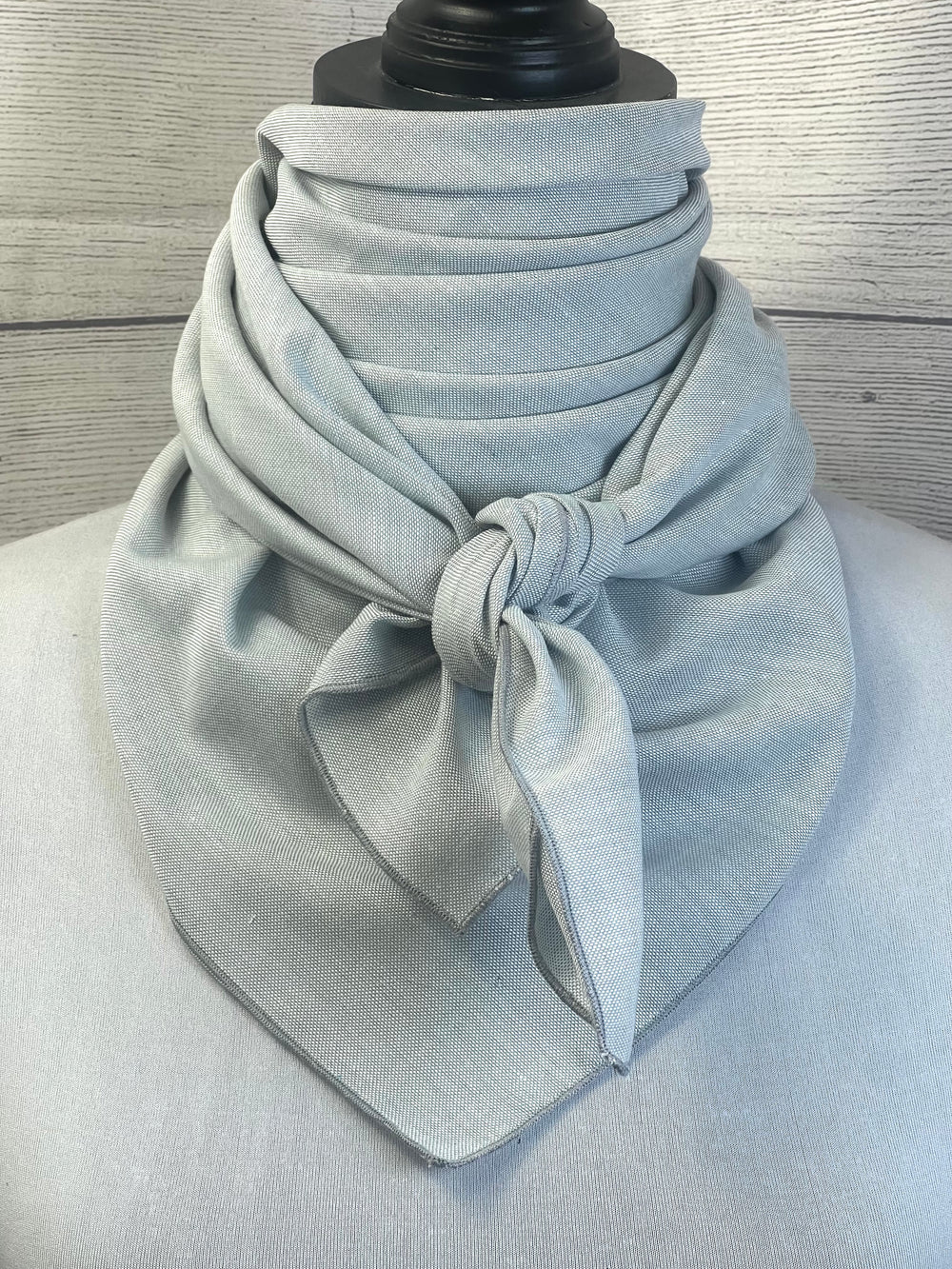 The Grey Chambray Cotton Rag