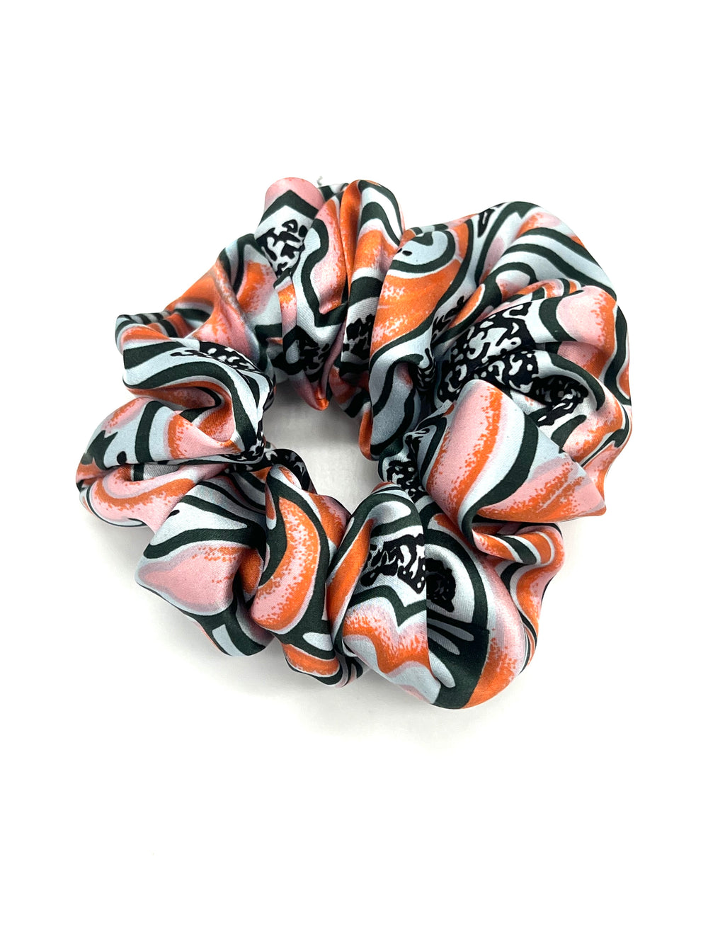 The Reina Paisley Silk Scrunchie