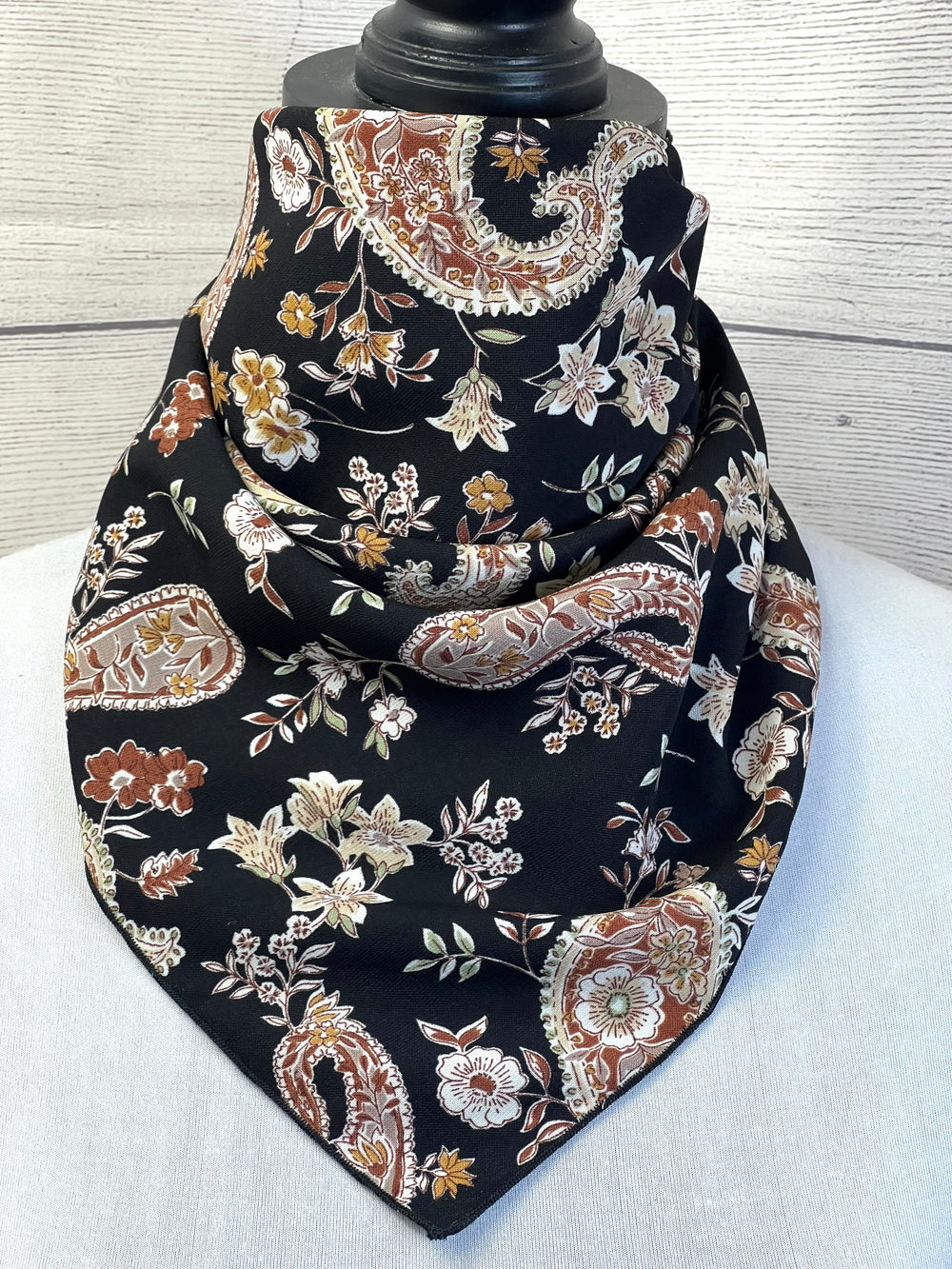 The Burns Paisley Silk & Cotton Neckerchief