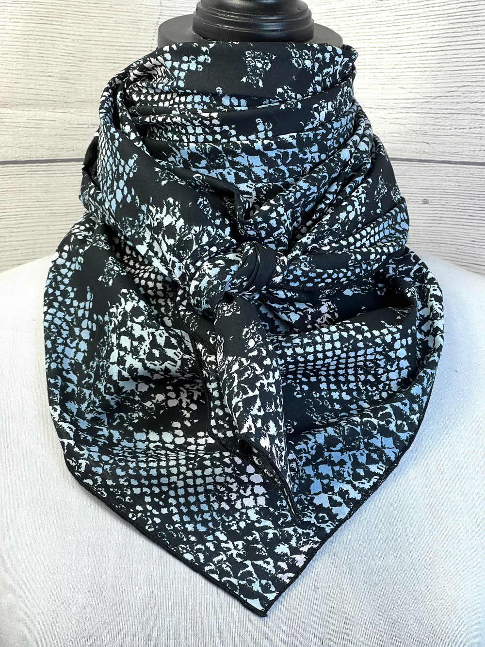 The Black Rattler Cotton Voile Rag