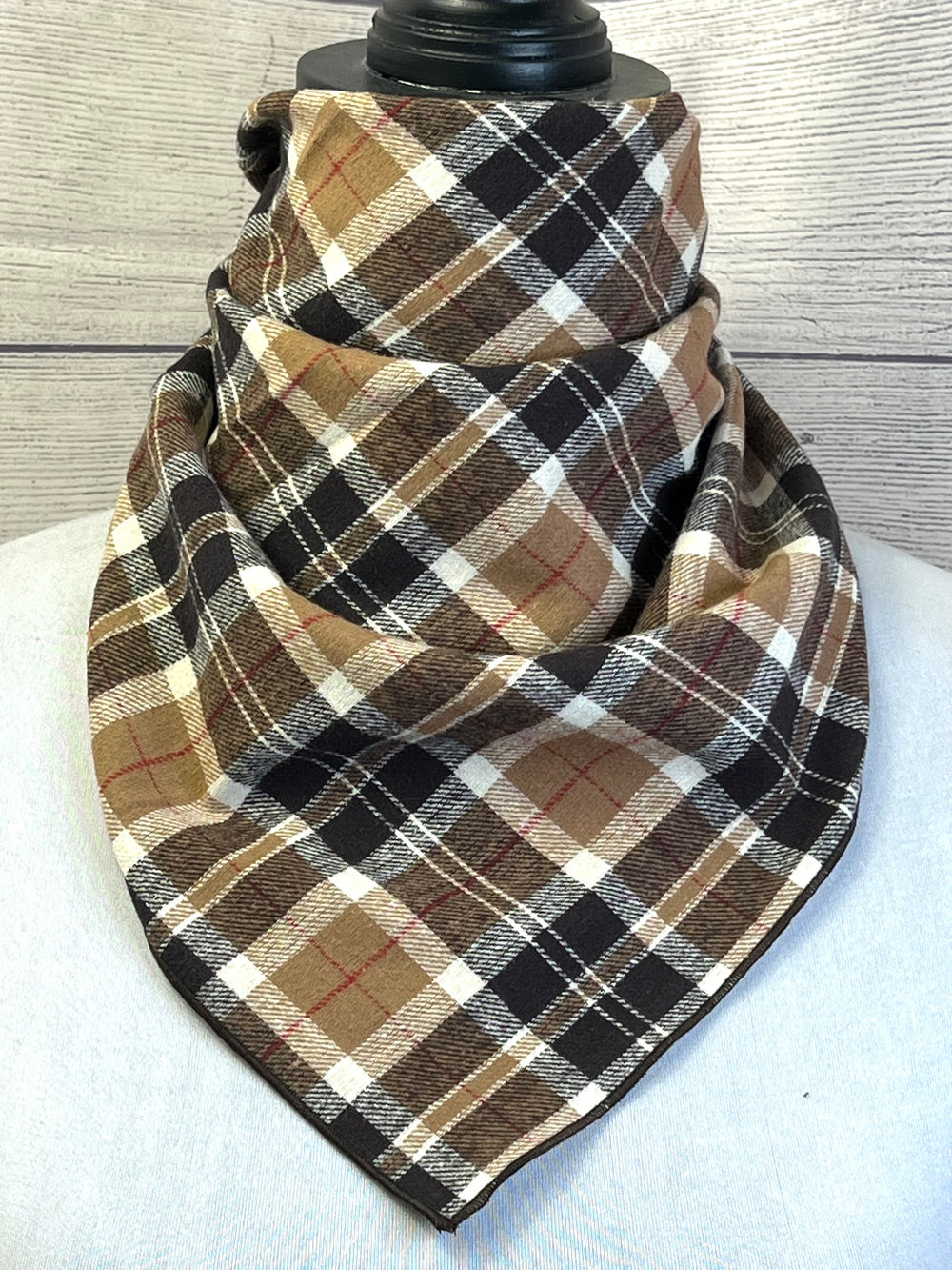 Range Plaid Cotton Flannel Bandana