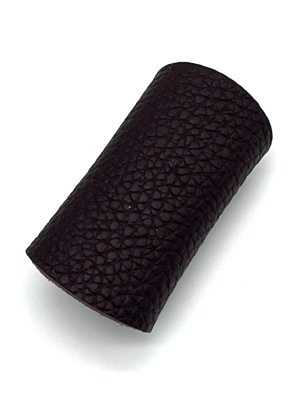 Dark Brown Pebbled Leather Handmade Slide