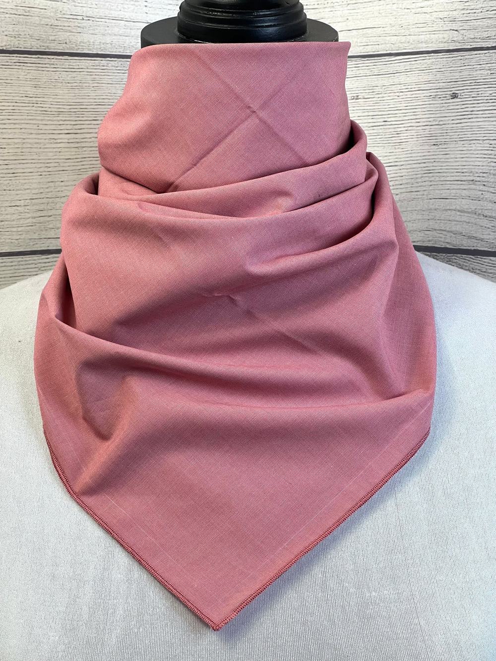 Solid Blush Cotton Bandana