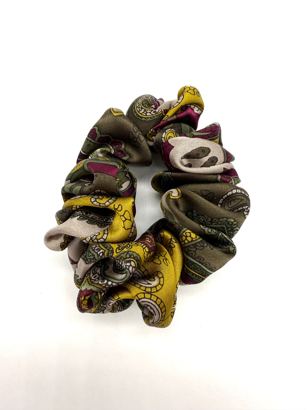 The Durango Paisley Silk Scrunchie