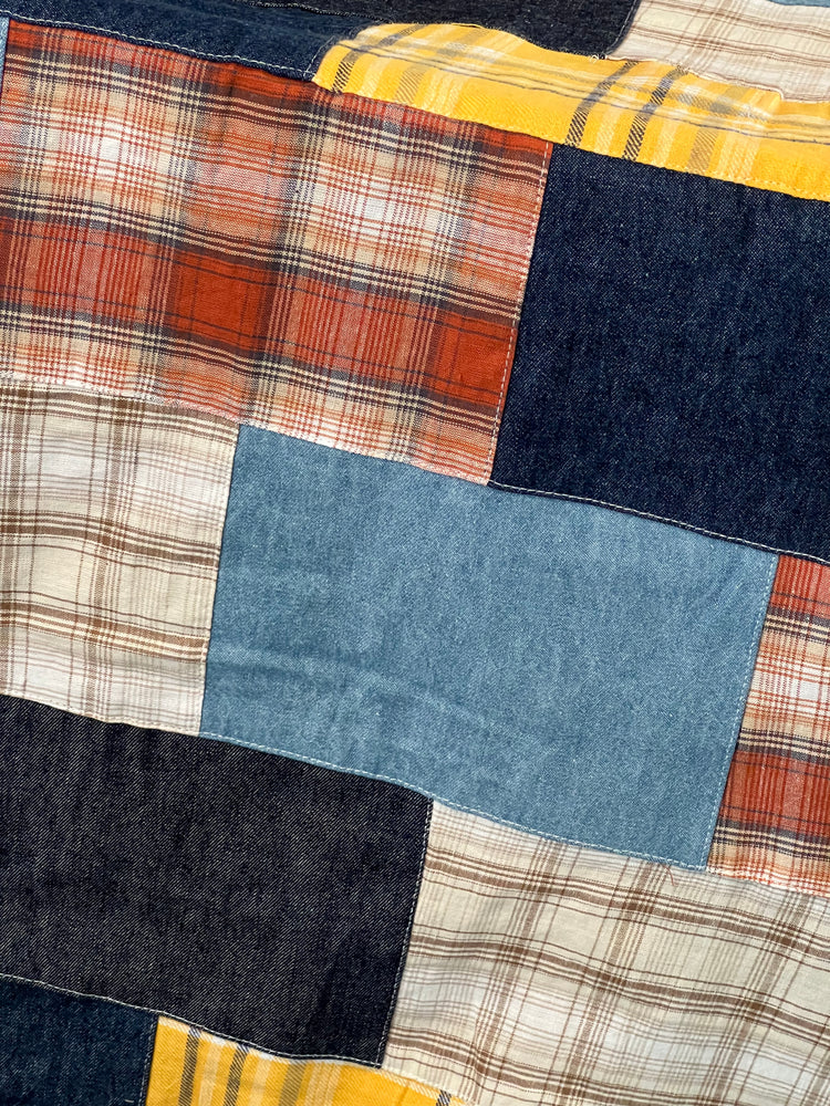 
                  
                    The Denim Patchwork Cotton Rag
                  
                