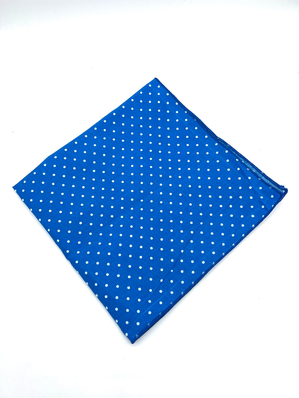 Royal Blue Polka Dot Handkerchief