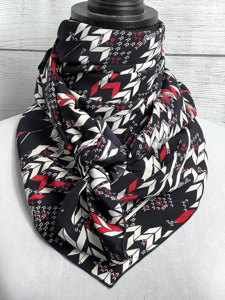 silk western scarves