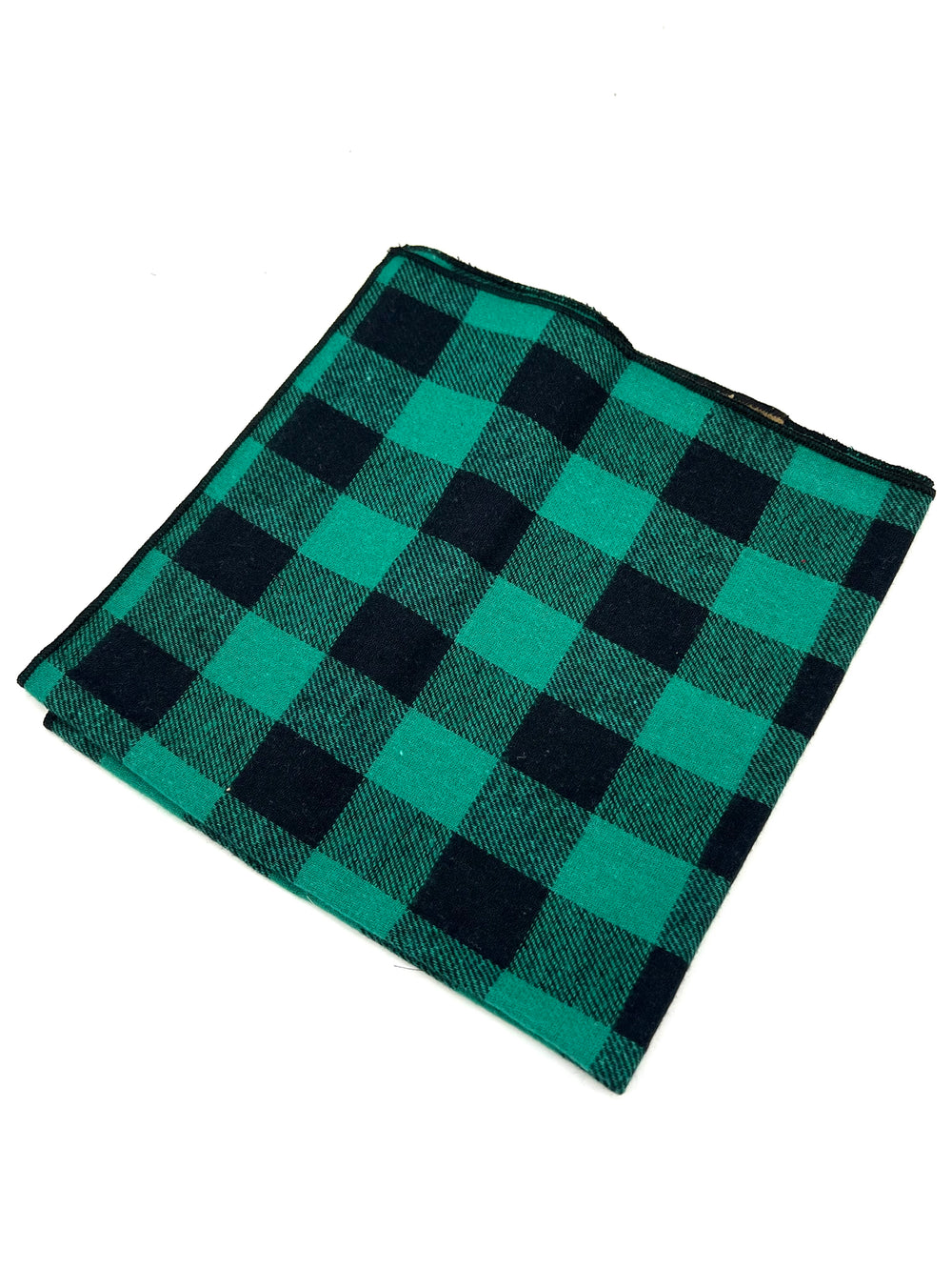 The Green & Black Plaid Handkerchief
