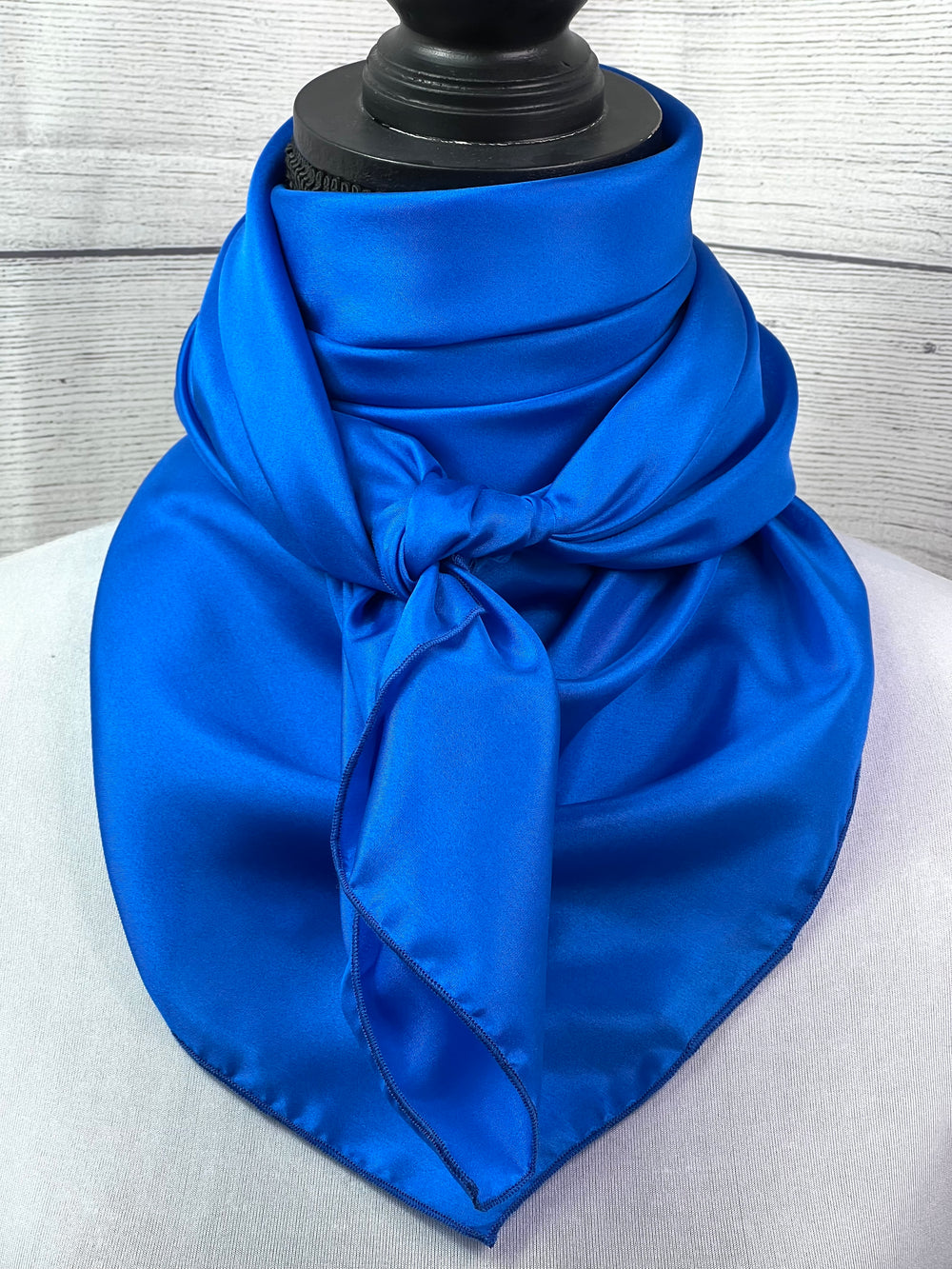 Royal Blue Lightweight Silk Rag