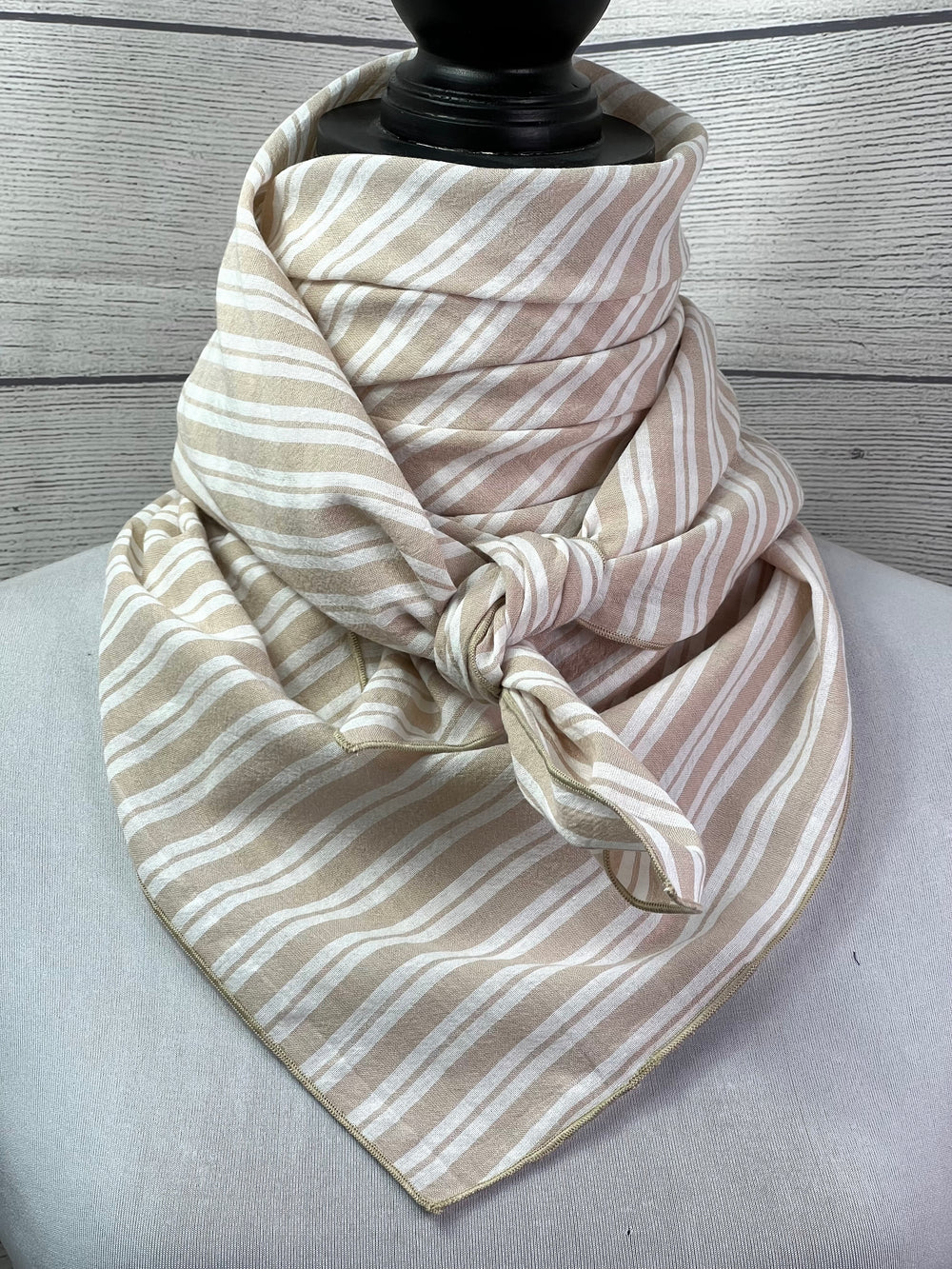 The Tan Stripe Cotton Gauze Rag