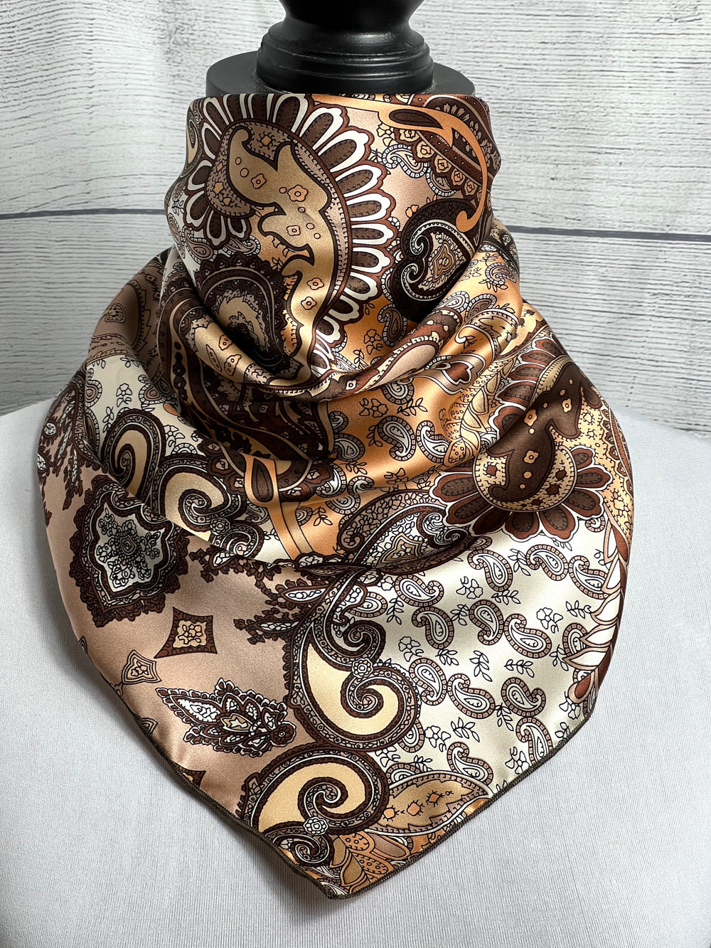 The Rawhide Paisley Silk Neckerchief