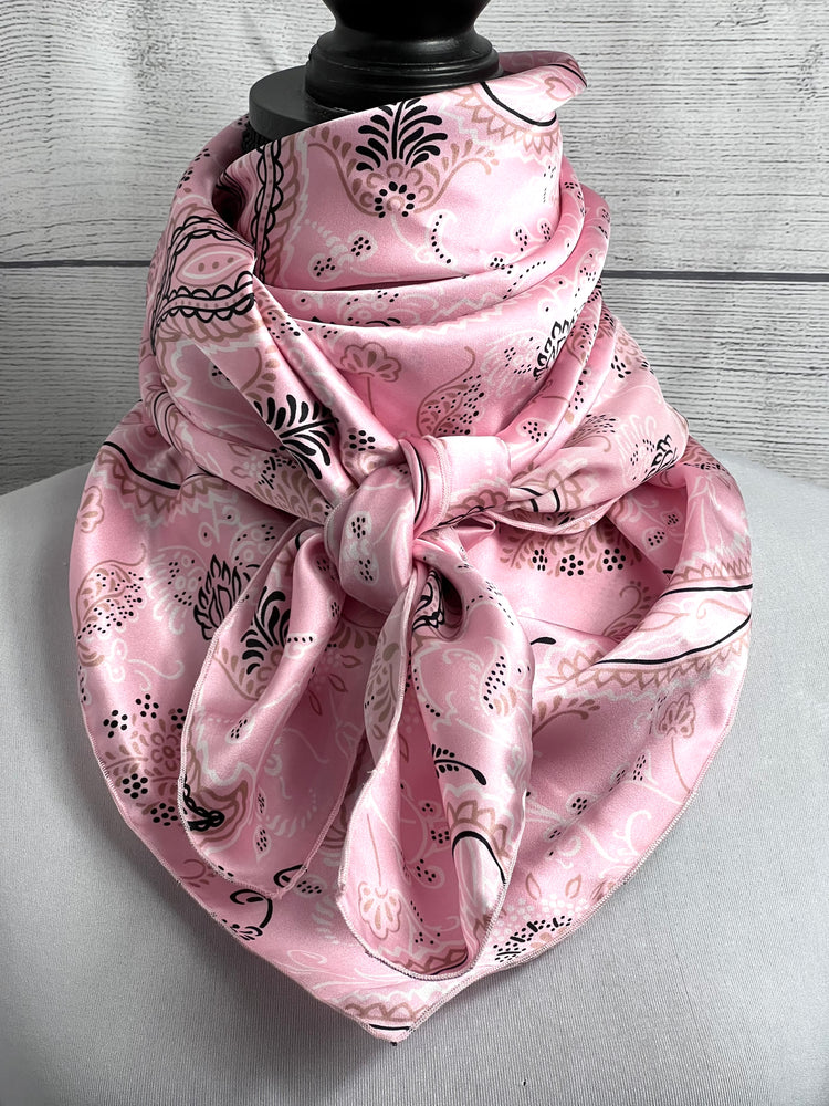 
                  
                    The Pink Vintage Paisley Silk Rag
                  
                