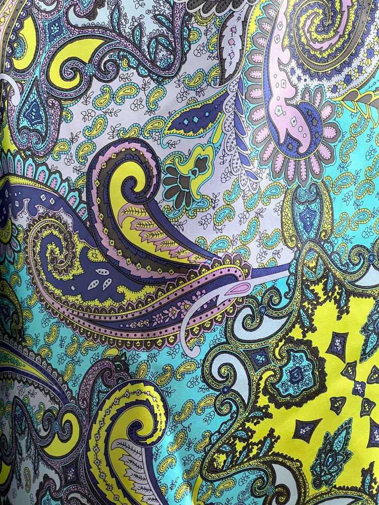 
                  
                    The Calista Paisley Silk Large Rag
                  
                