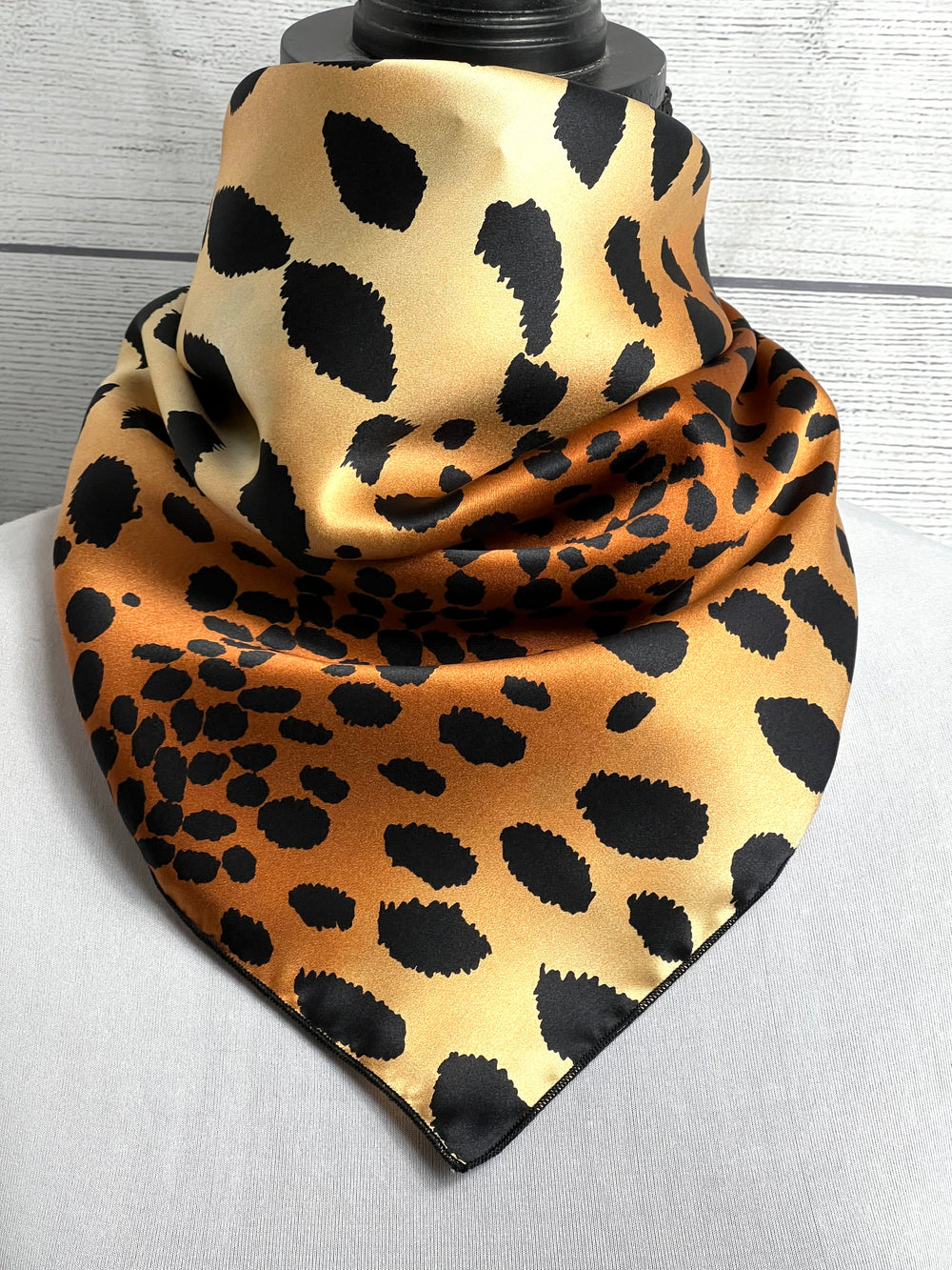 The Cheetah Silk Neckerchief