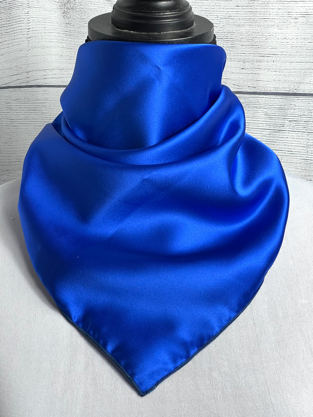 Solid Royal Blue Silk Neckerchief
