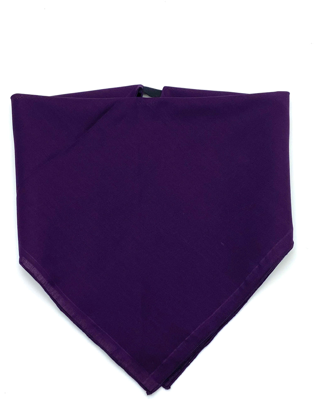 Solid Dark Purple Cotton Kerchief