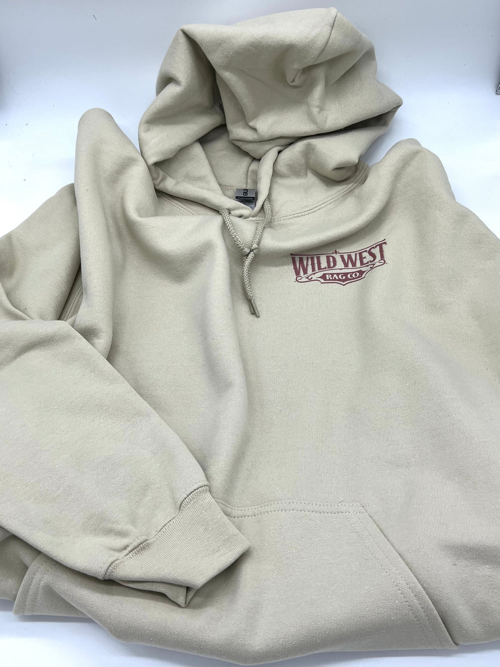 Tan Small Logo Hoodie