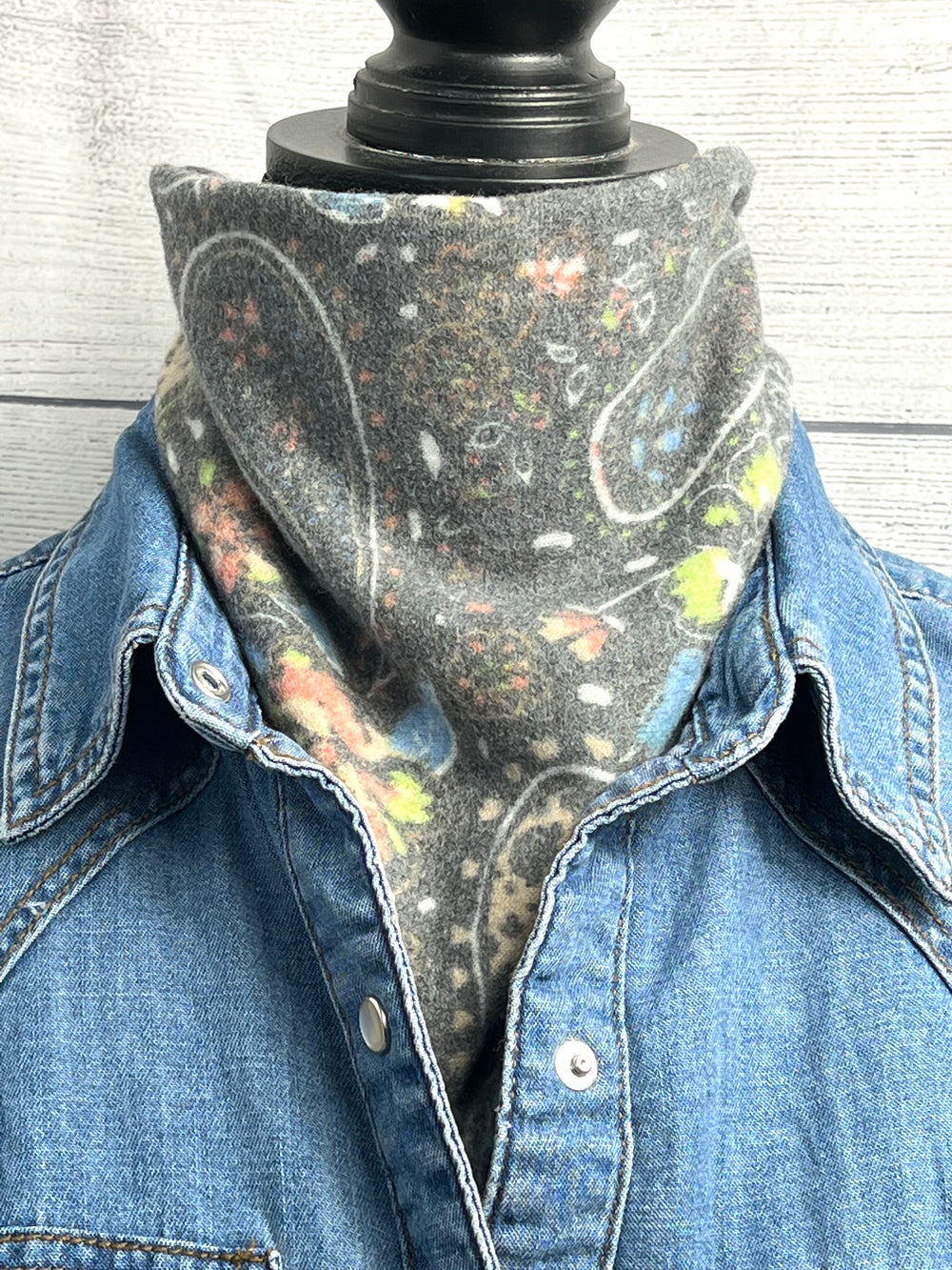 The Bryten Paisley Faux Cashmere Cowl