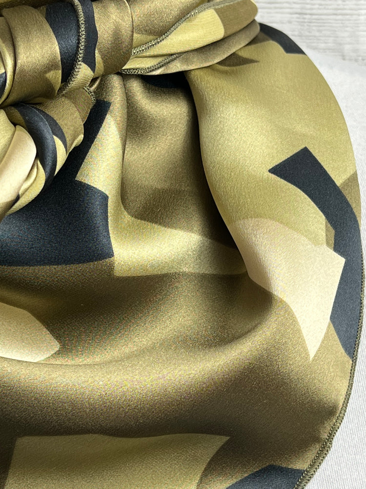
                  
                    The Olive Drab Camo Silk Rag
                  
                