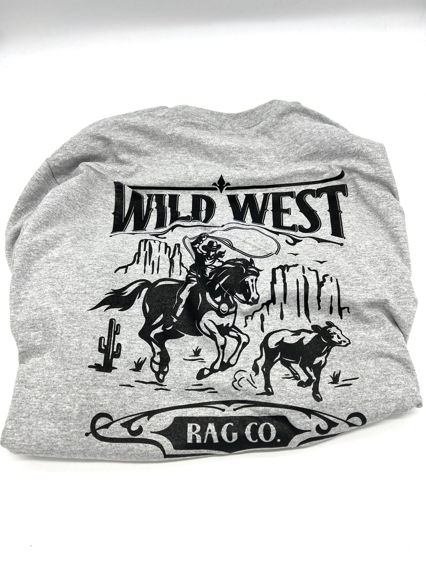 
                  
                    Grey Cow Chaser Logo Long Sleeve T-Shirt
                  
                
