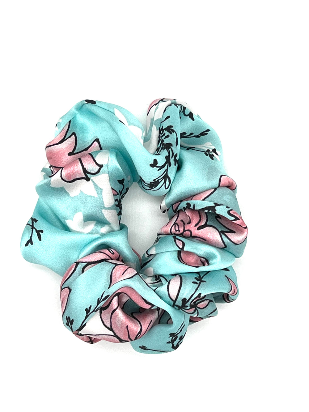 The Cherry Blossom Silk Scrunchie