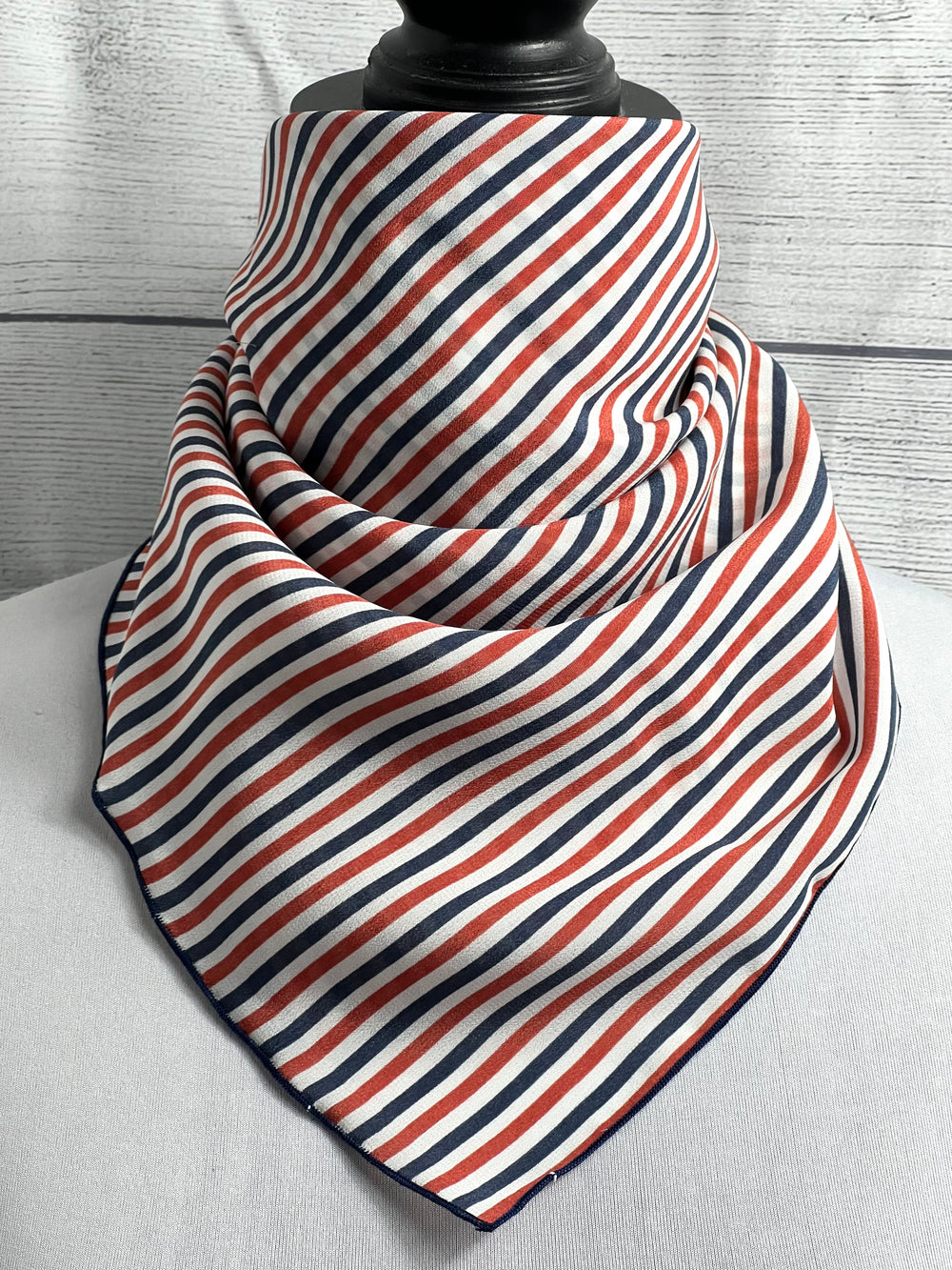 The American Striped Silk Neckerchief