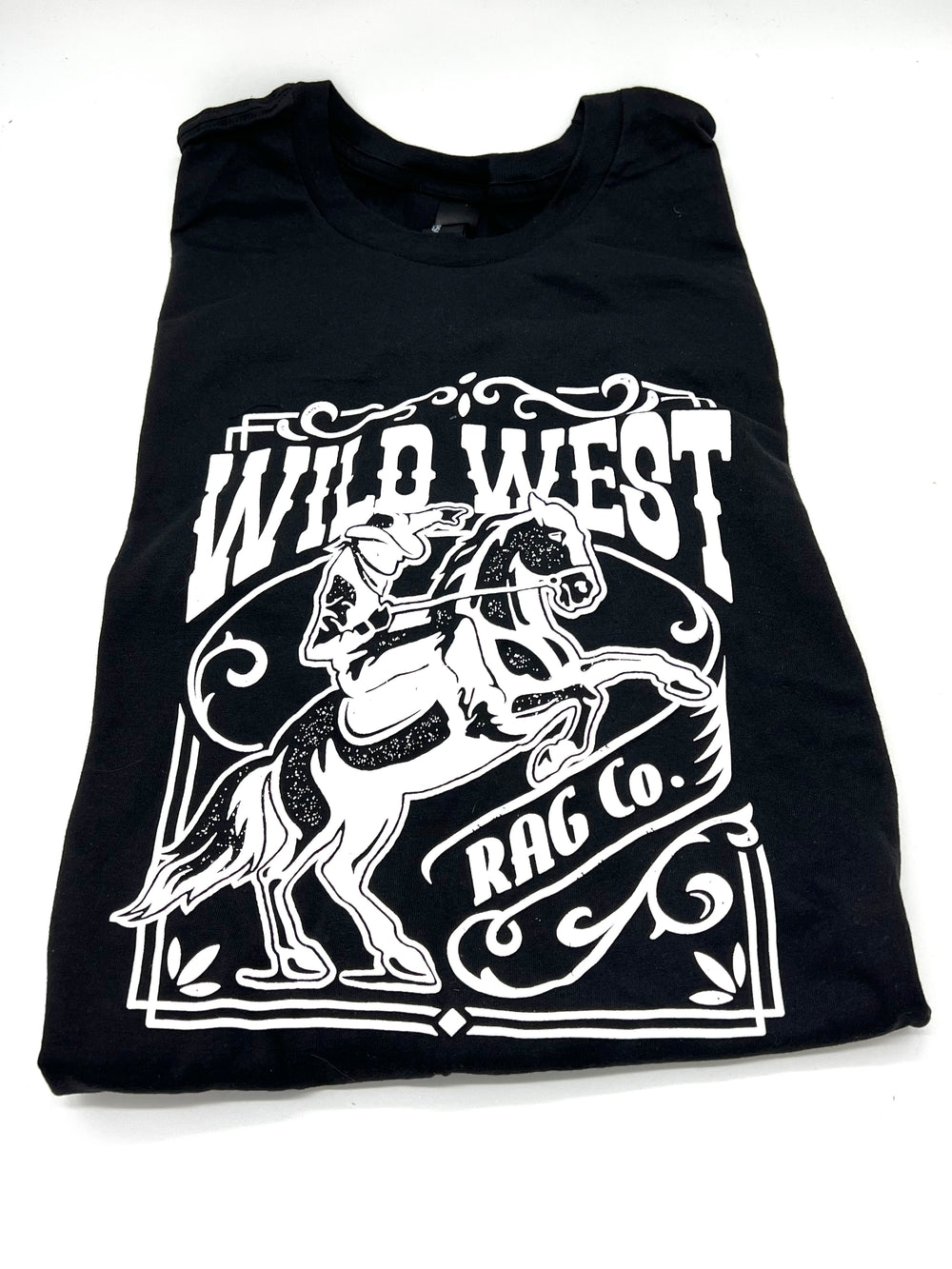 ^Sale* Black Rearing Horse Logo T-Shirt